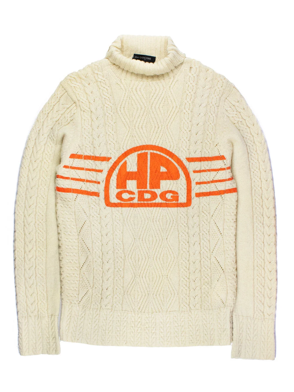 Comme des Garçons Homme Plus AW2005 Cable Knit Turtleneck