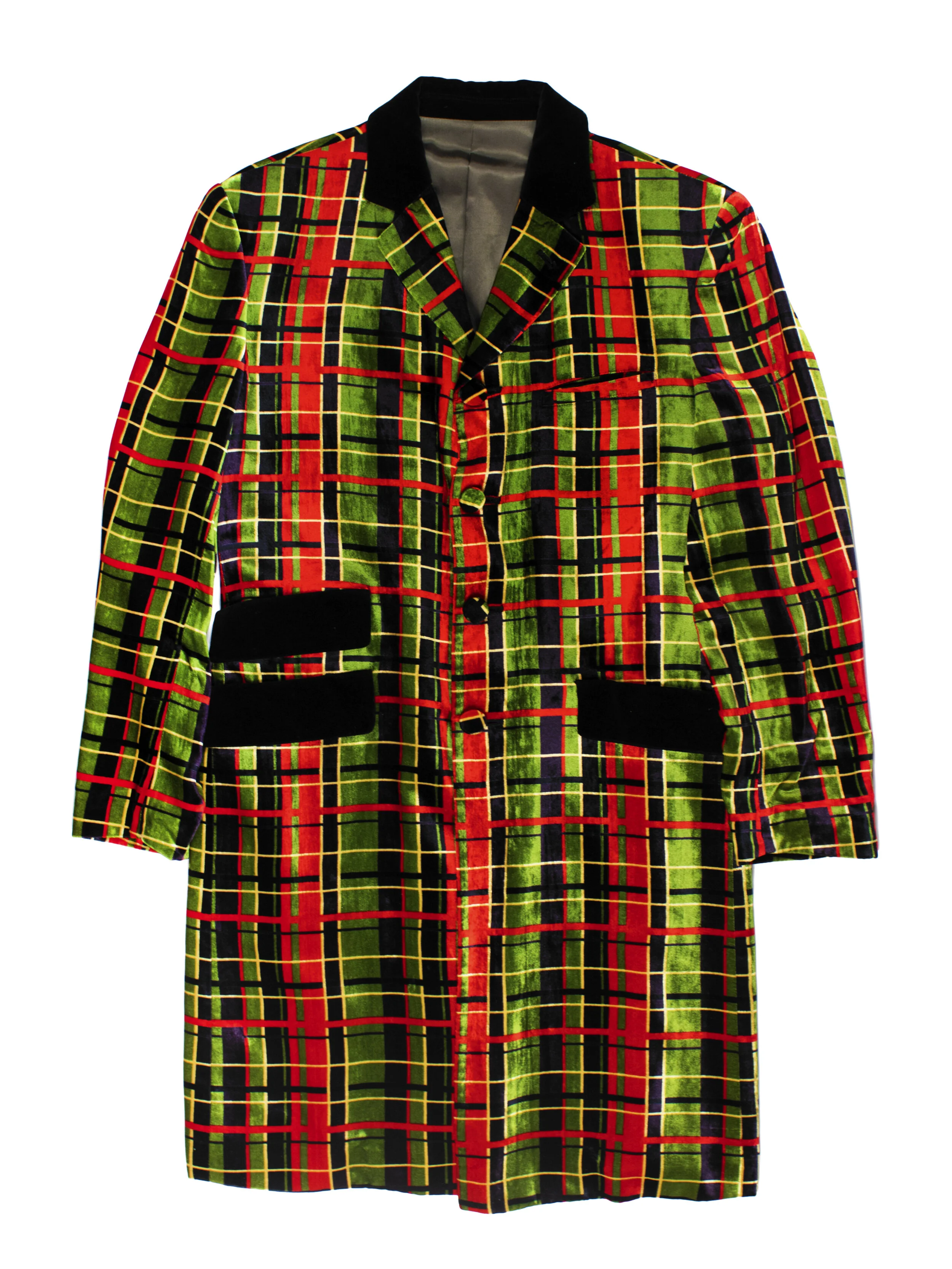 Jean Paul Gaultier AW1997 "Flower Power Et Skinheads" Velvet Coat