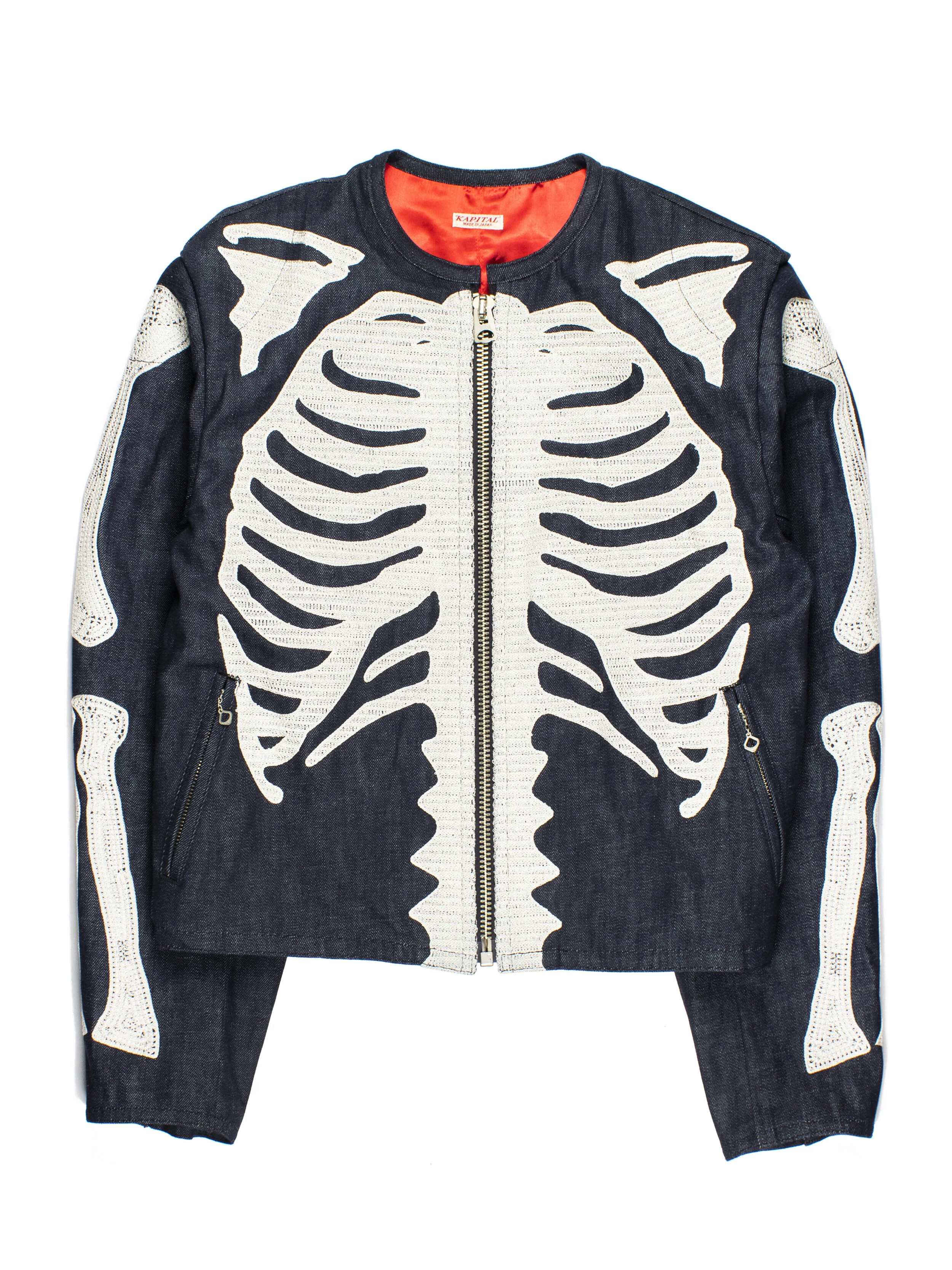Kapital Kountry Skeleton Denim Rider Jacket