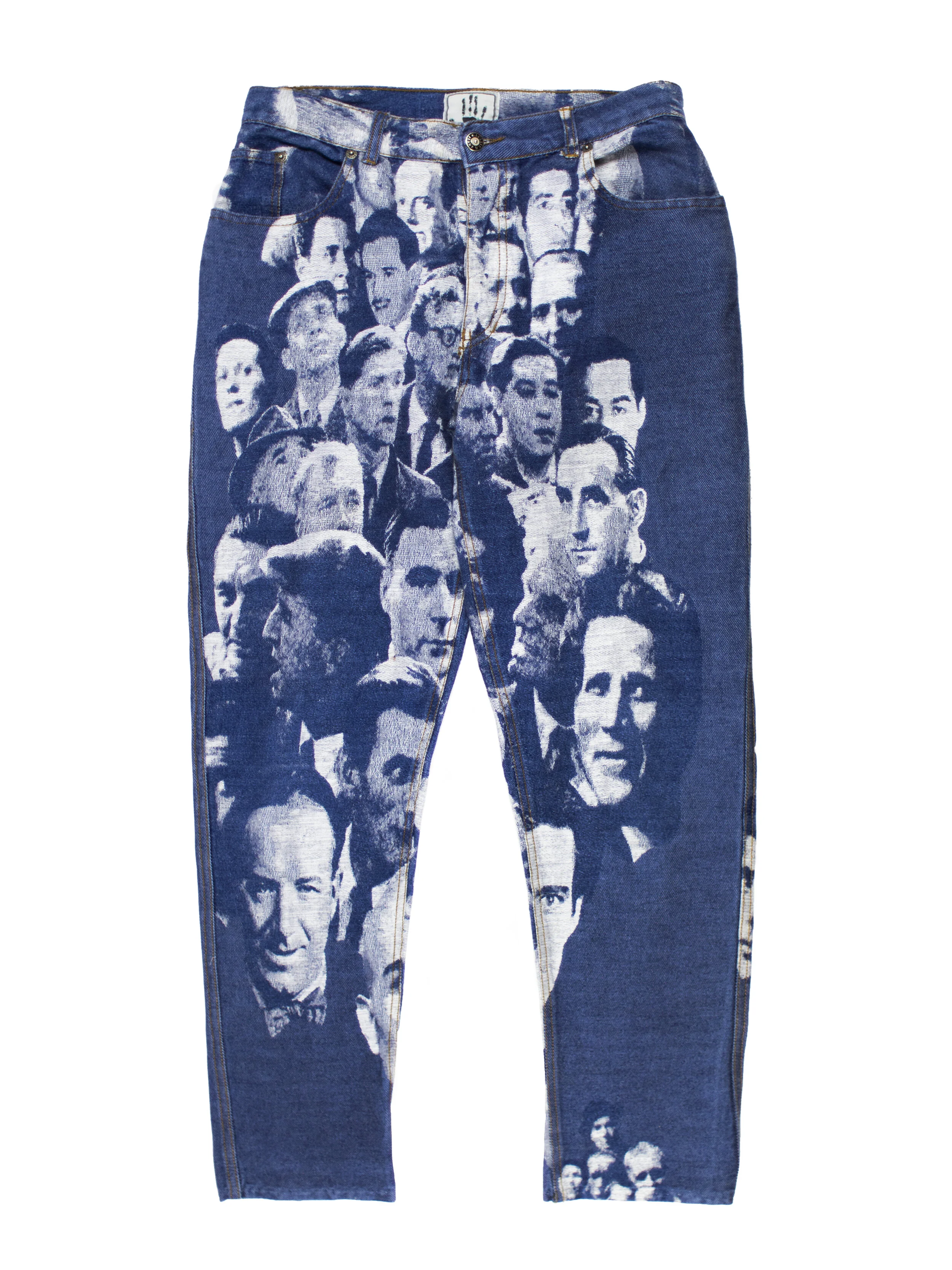 Jean Paul Gaultier AW1992 Jacquard Face Denim