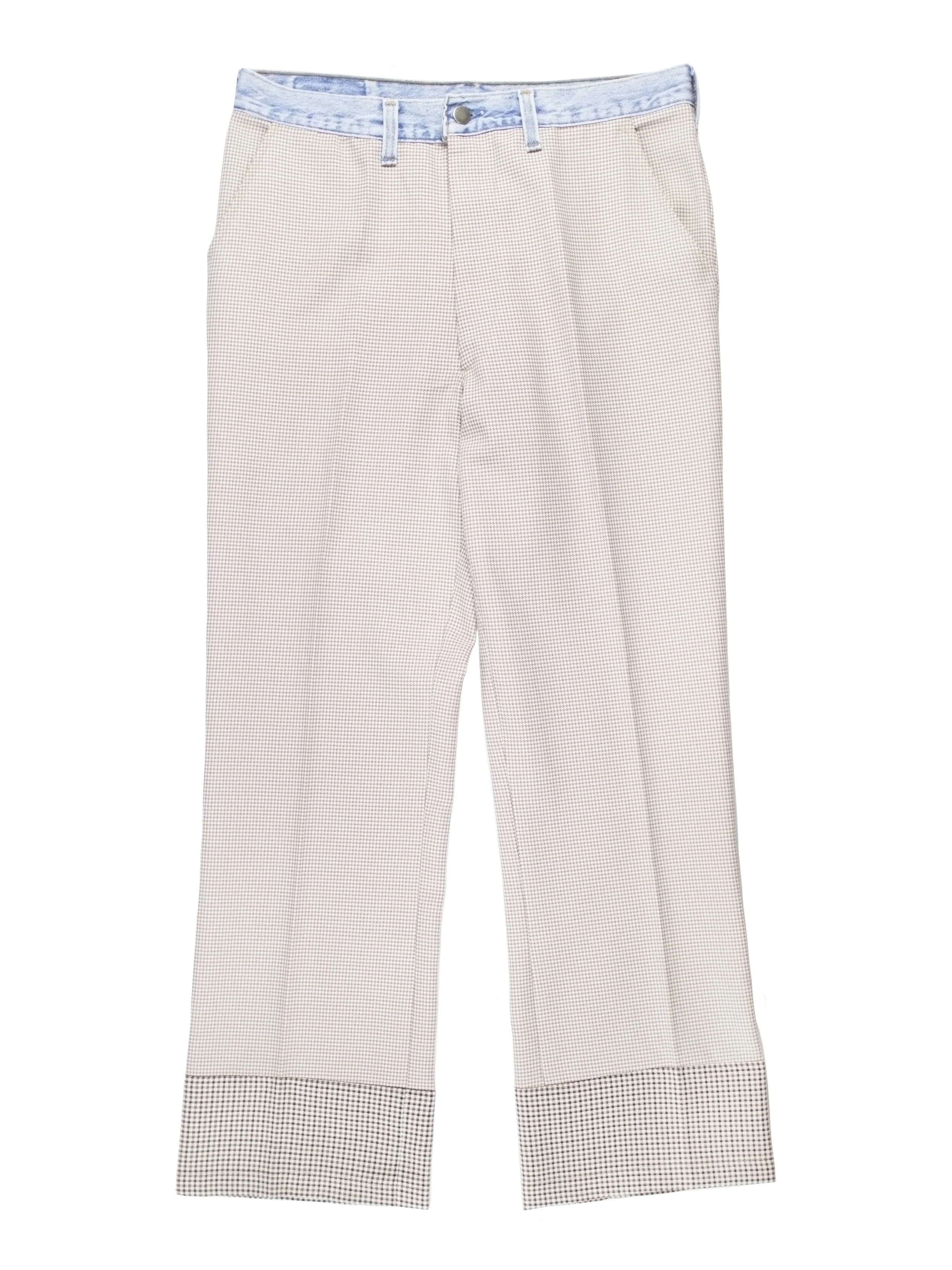 Martin Margiela SS2004 Artisanal Checked Trousers