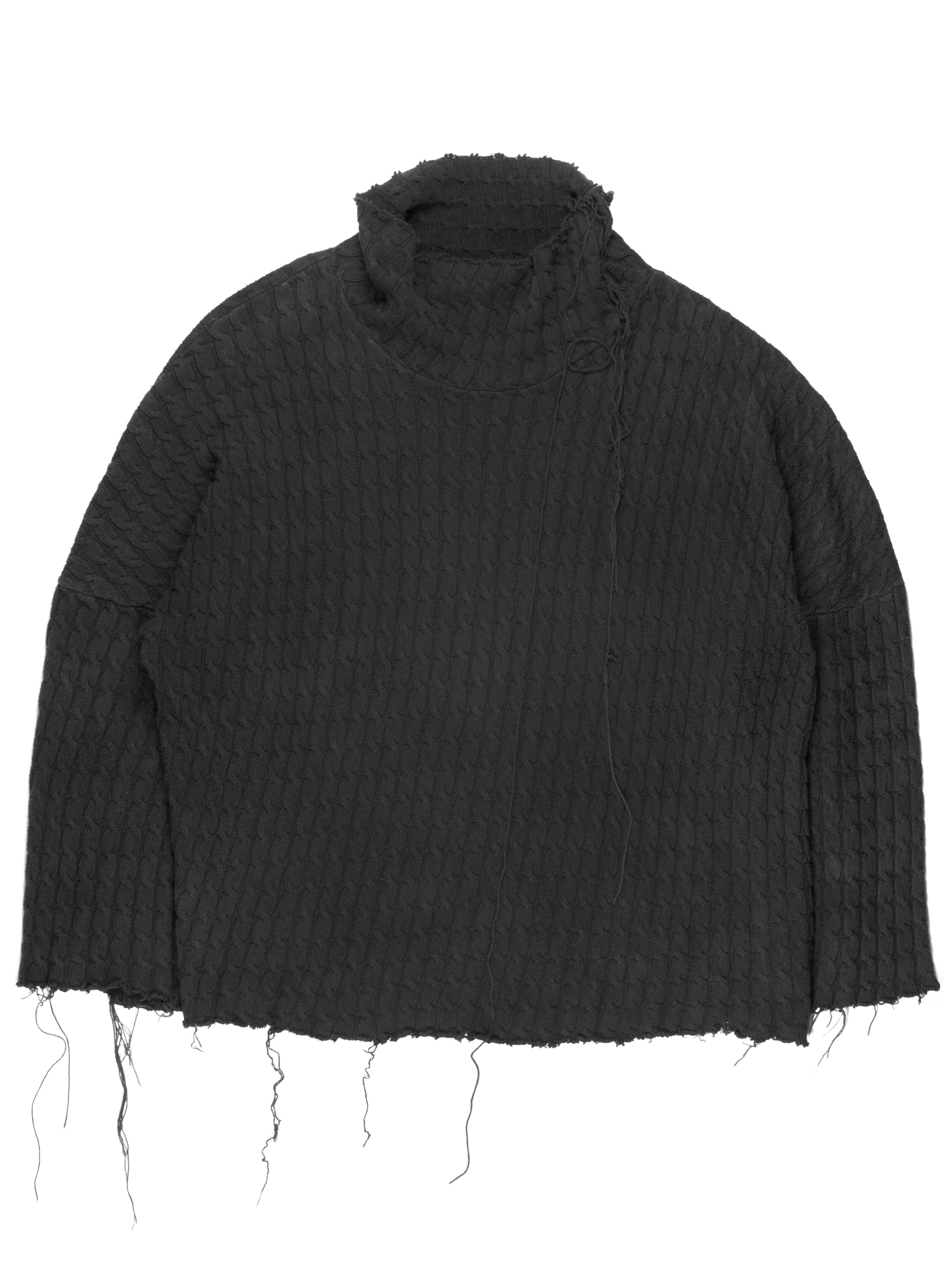 Raf Simons AW2002 Oversized Distressed Sweater