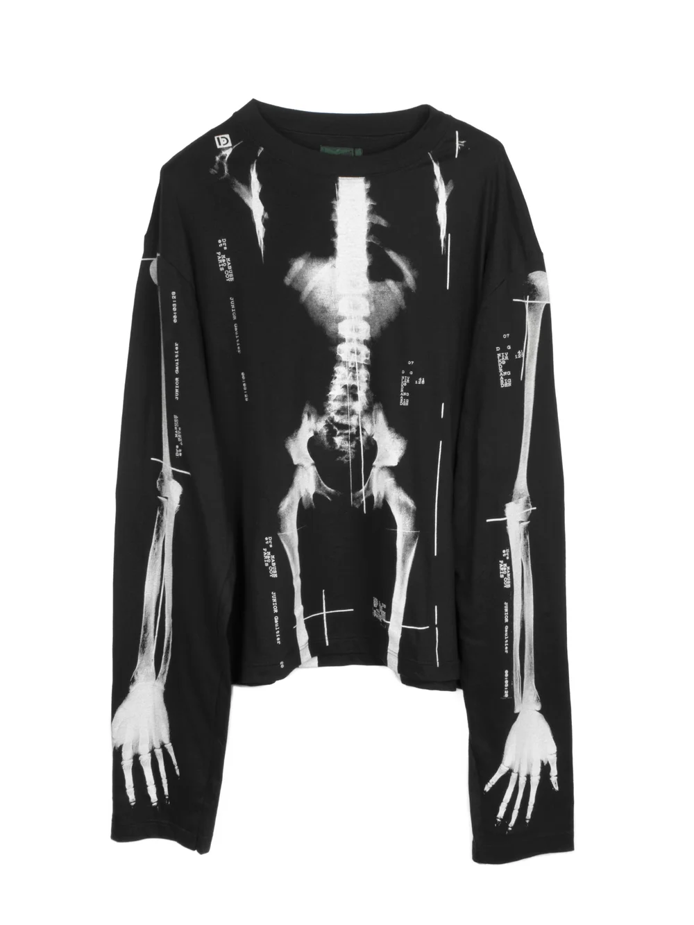 Jean Paul Gaultier SS1990 Skeleton Long Sleeve Shirt — Middleman Store