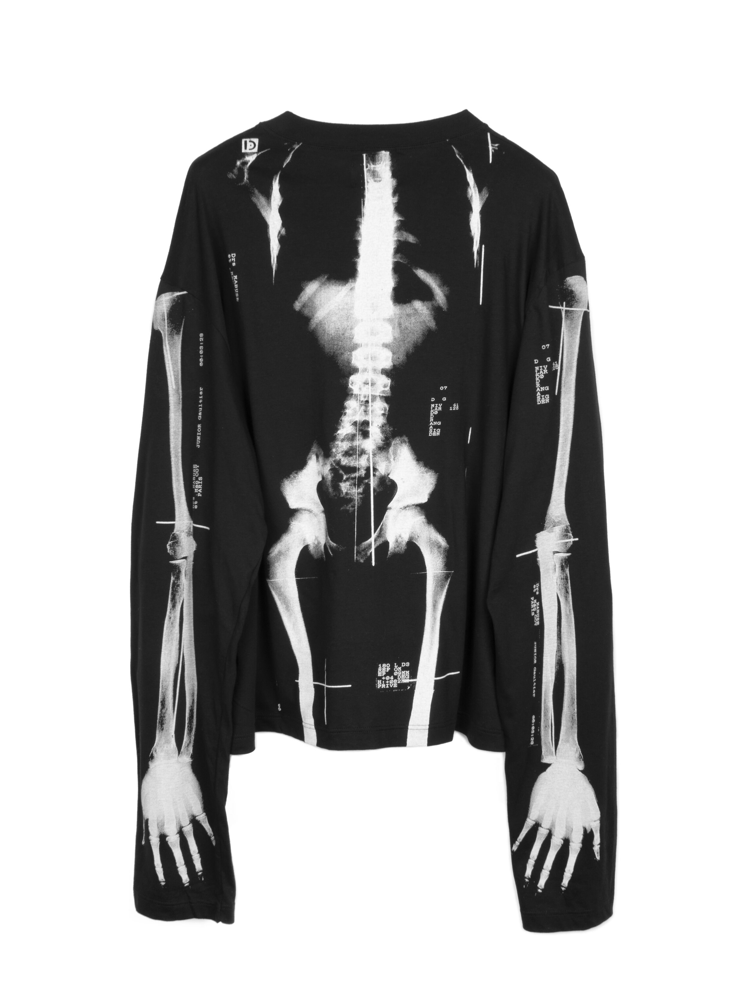 Jean Paul Gaultier SS1990 Skeleton Long Sleeve Shirt — Middleman Store