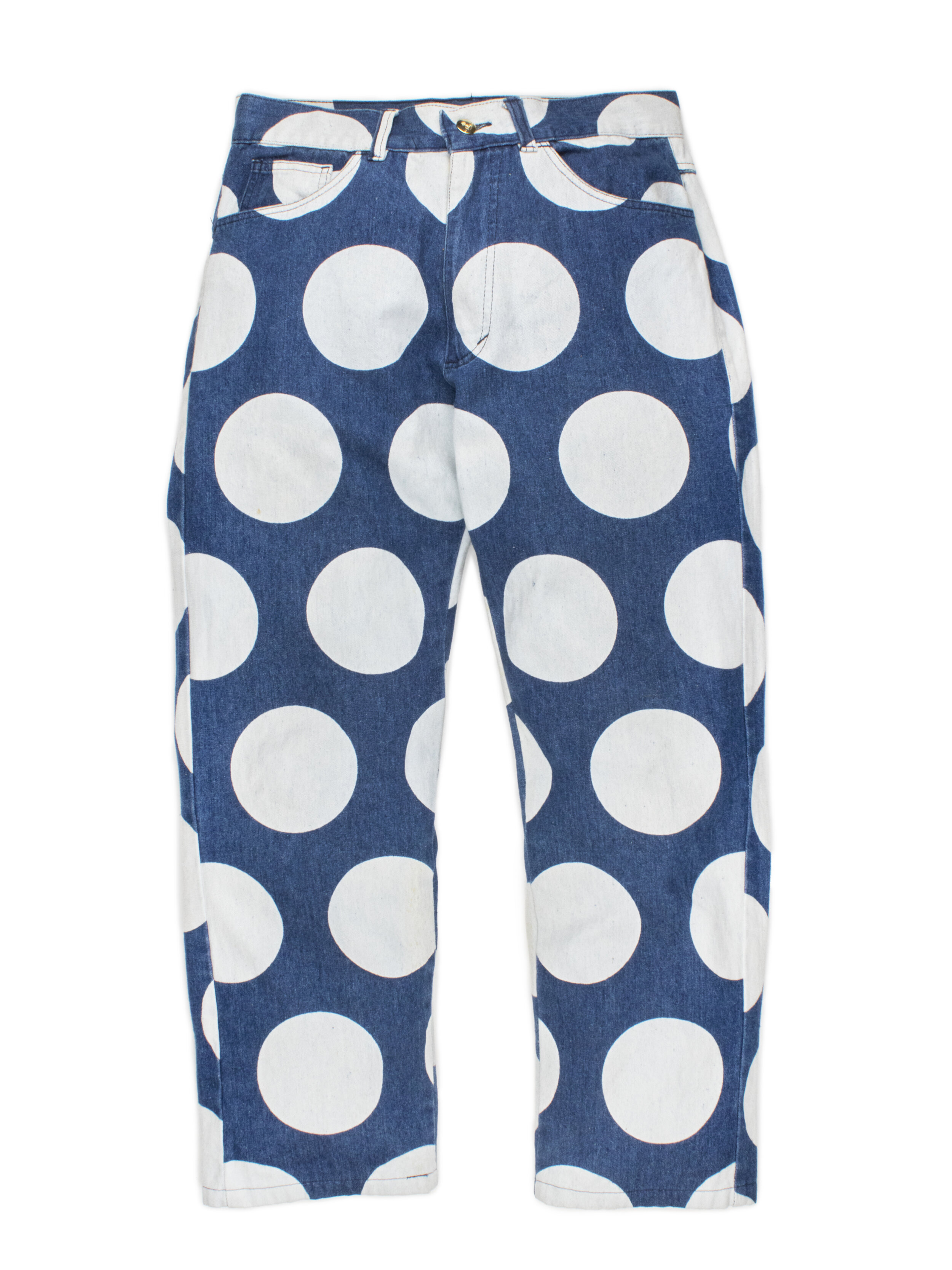 Vivienne Westwood SS1985 "Mini-Crini" Polka Dot Denim