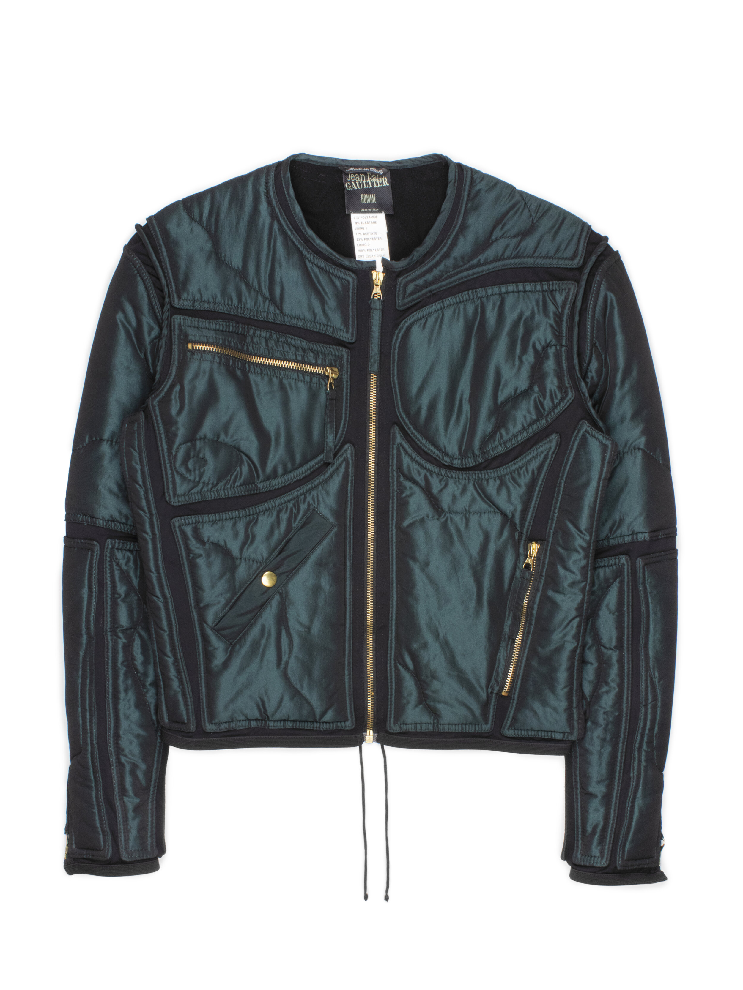 1990s jean pau gaultier riders zip jaket
