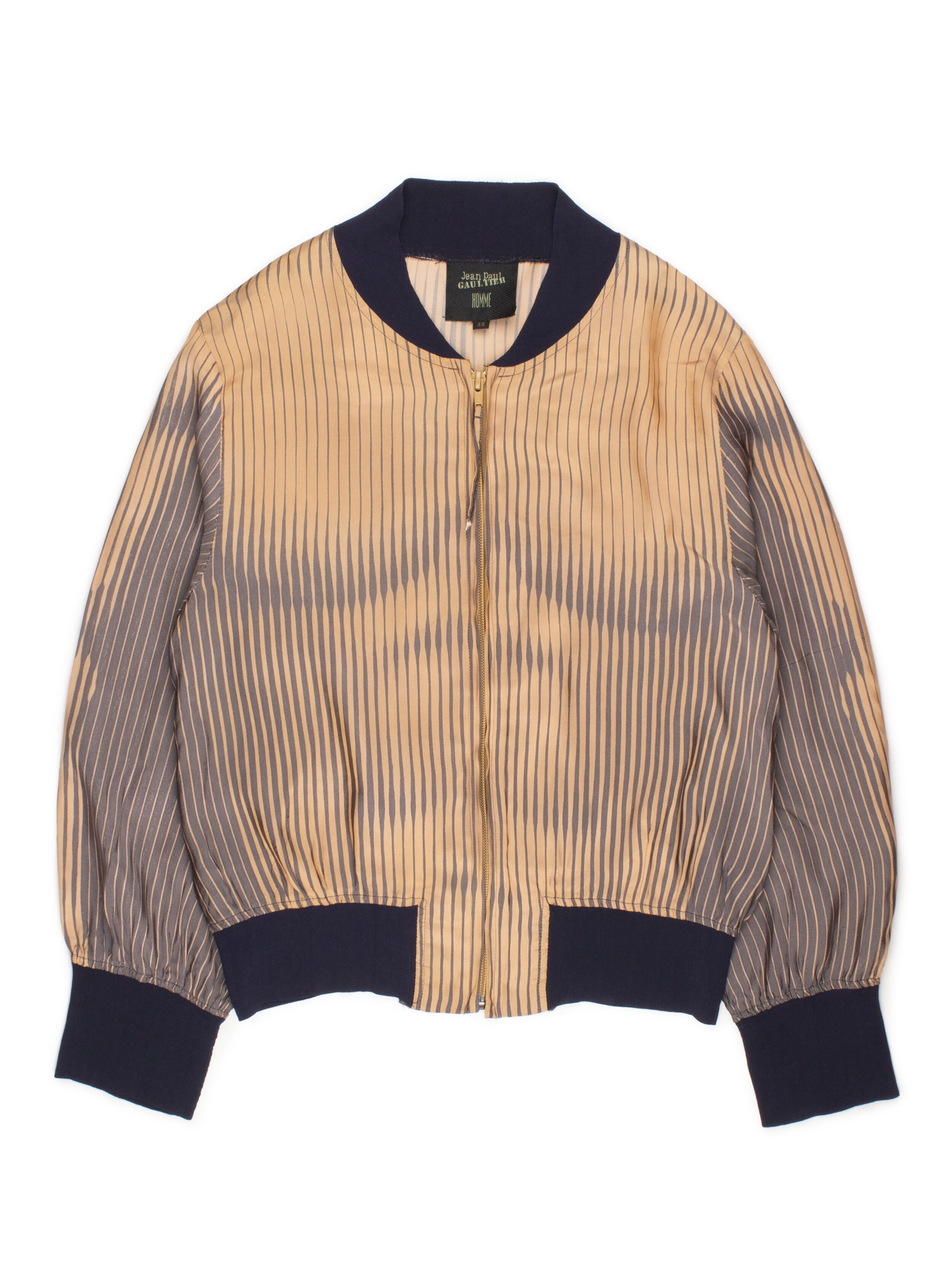 Jean Paul Gaultier SS1996 Trompe L'Oeil Muscle Bomber Jacket
