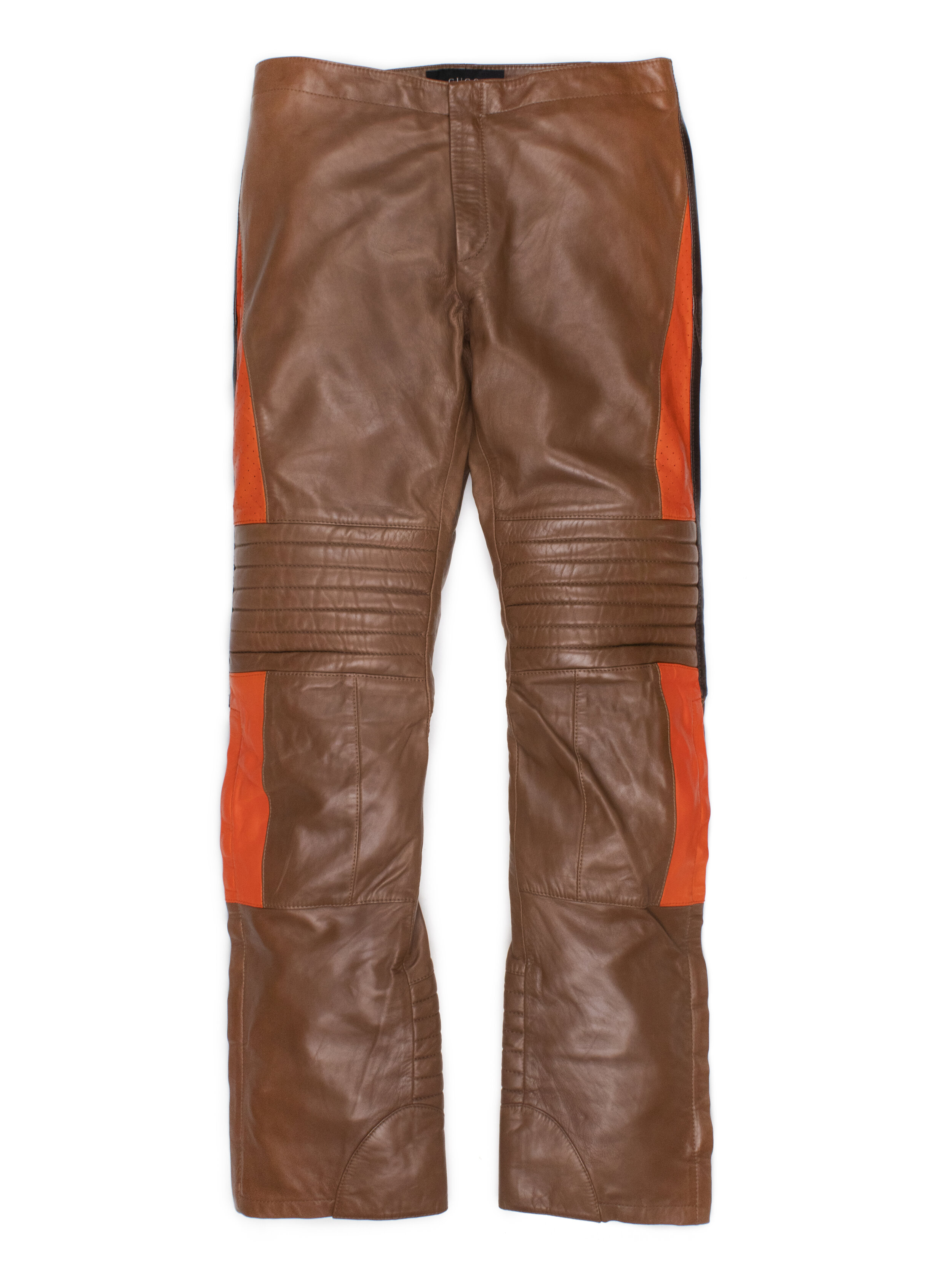 Gucci by Tom Ford AW2000 Leather Moto Pants