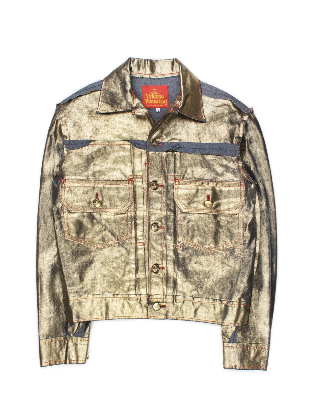 Vivienne Westwood SS1993 Gold Denim Set — Middleman Store