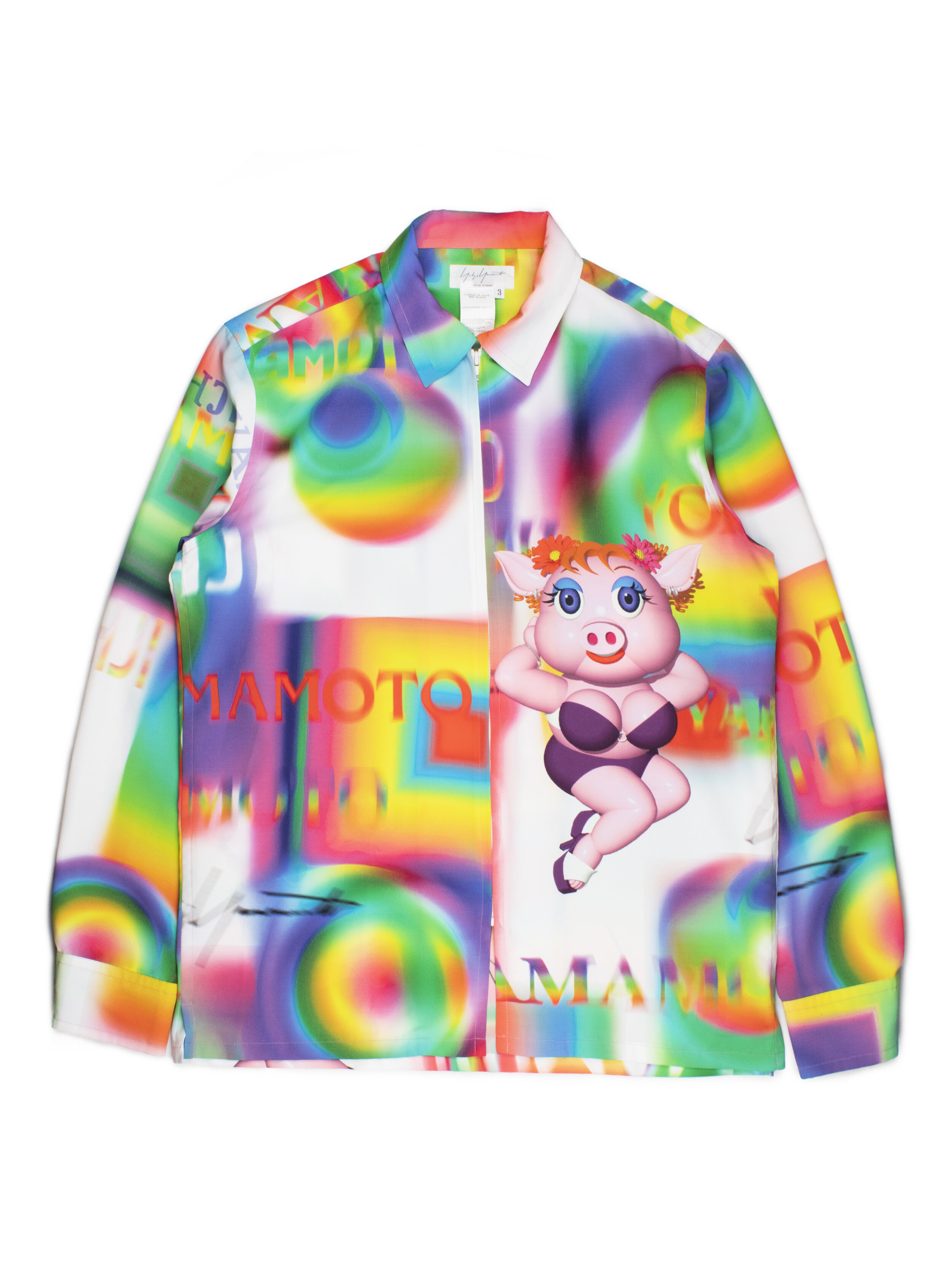 Yohji Yamamoto Pour Homme SS2002 Saeko Tsuemura LSD Pig Shirt