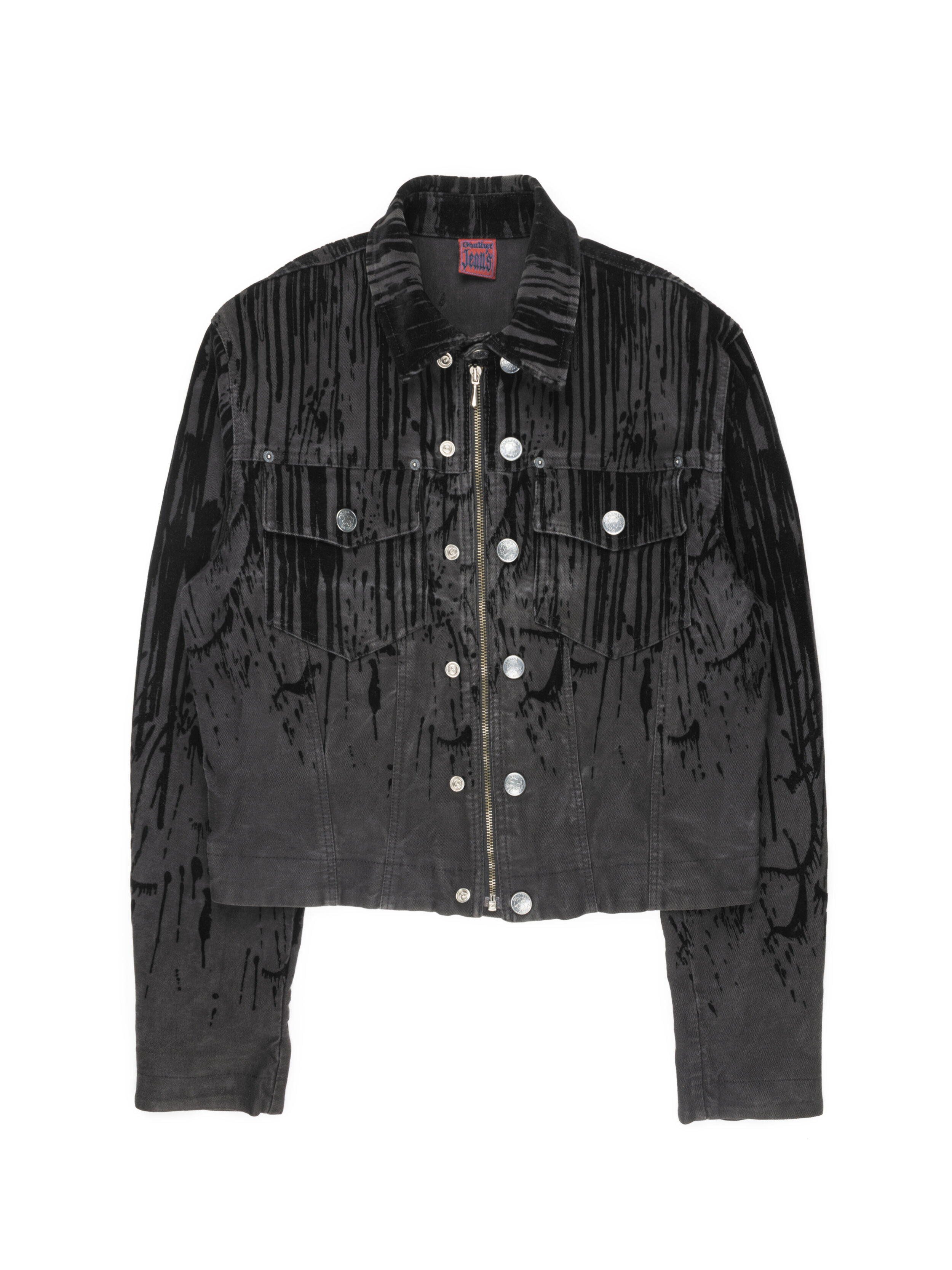 Jean Paul Gaultier AW1998 Velvet Trucker Jacket
