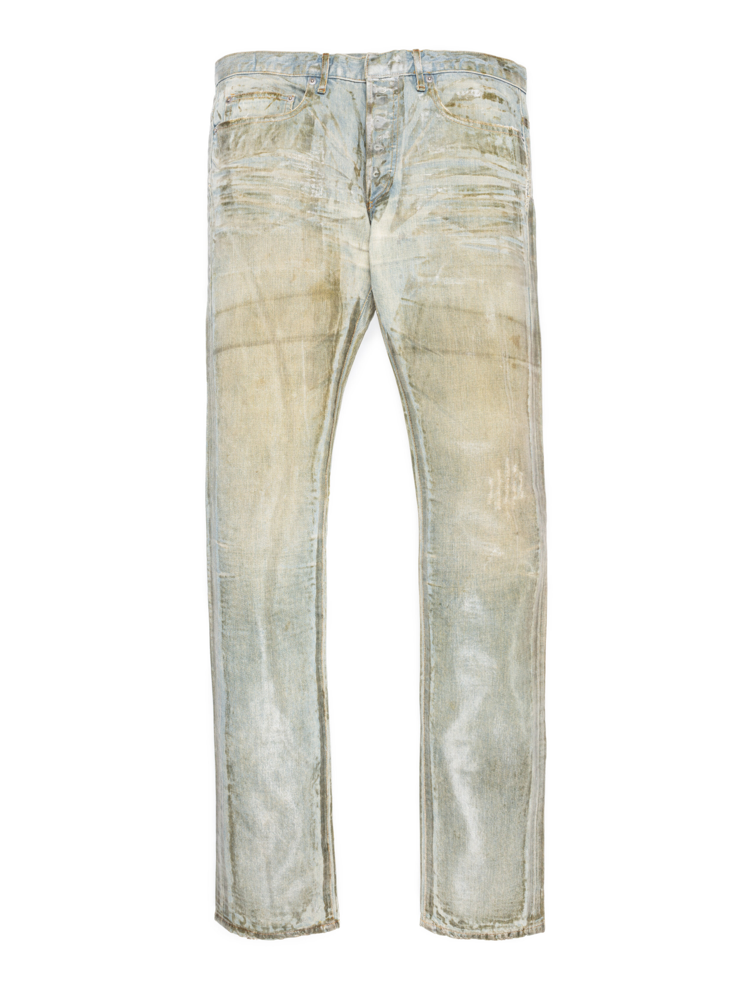 Dior Homme SS2004 Bleu Claire Waxed Denim