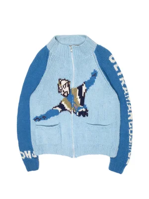 Yohji Yamamoto Pour Homme AW2004 Ultraman Cardigan — Middleman Store display picture 1