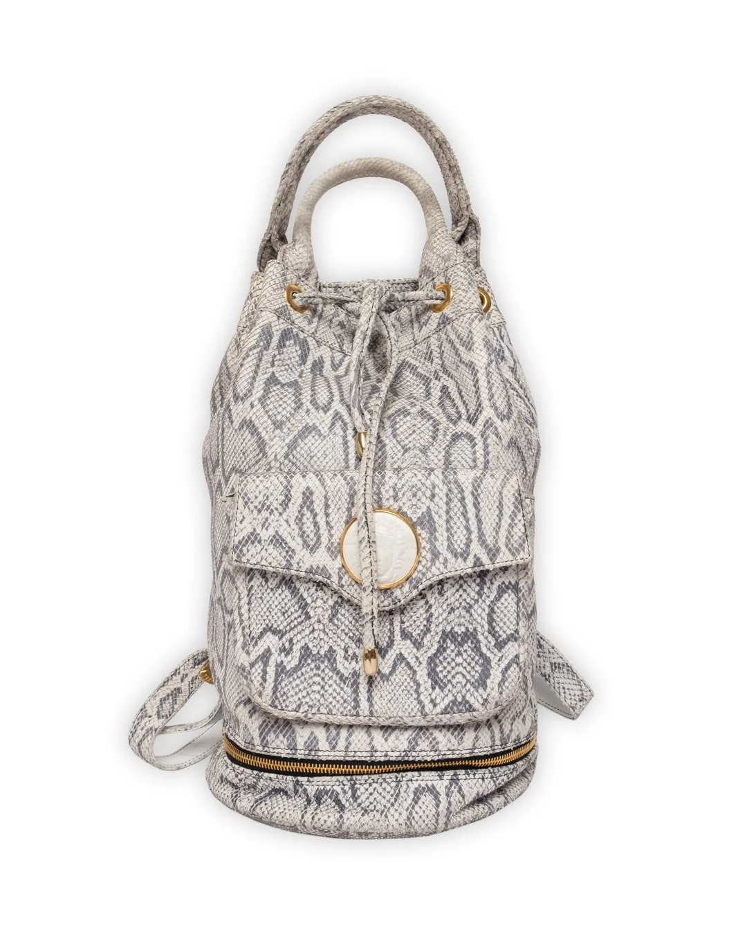 Gianni Versace SS1992 Python Skin Backpack — Middleman Store display picture 3