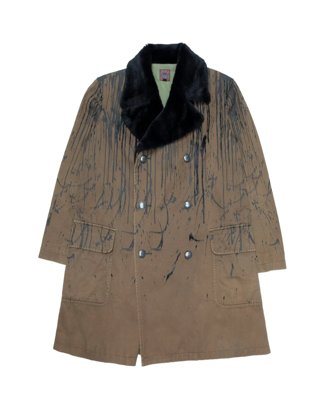 Jean Paul Gaultier AW1998 Velour Drip Coat — Middleman Store