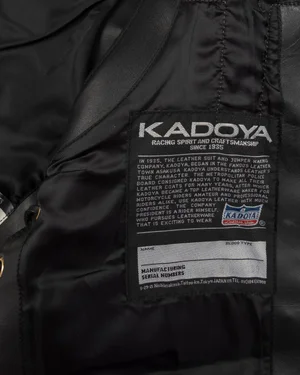Kadoya Patched Biker Vest  Middleman Store