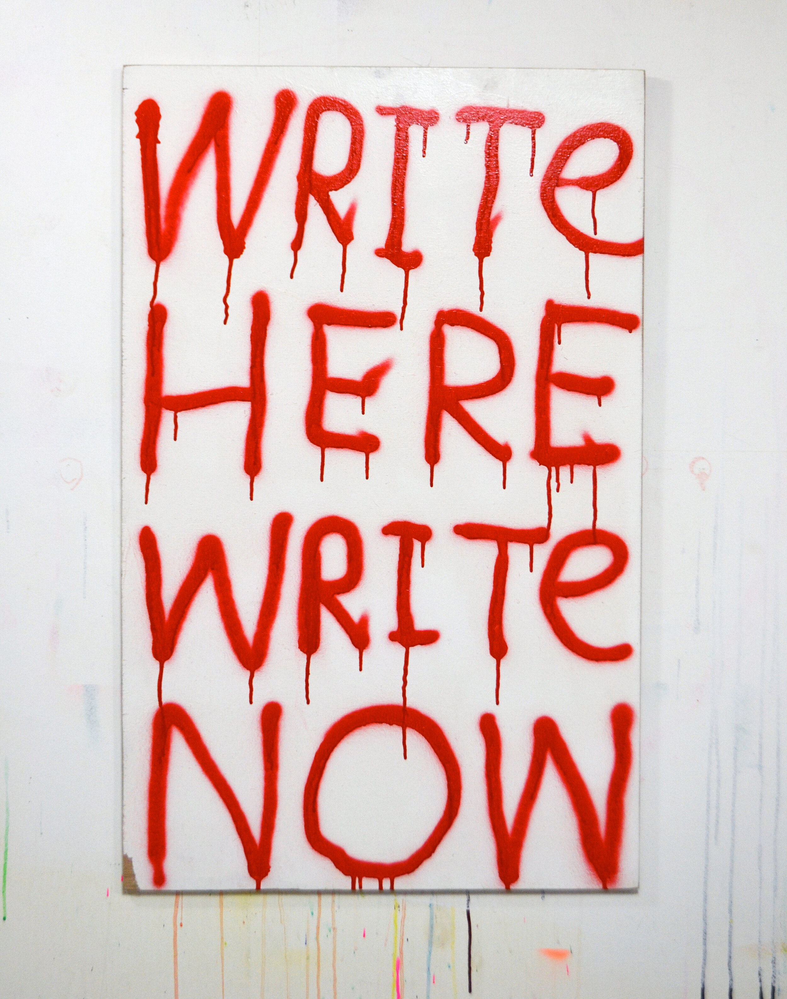 "Write Here, Write Now" 2013