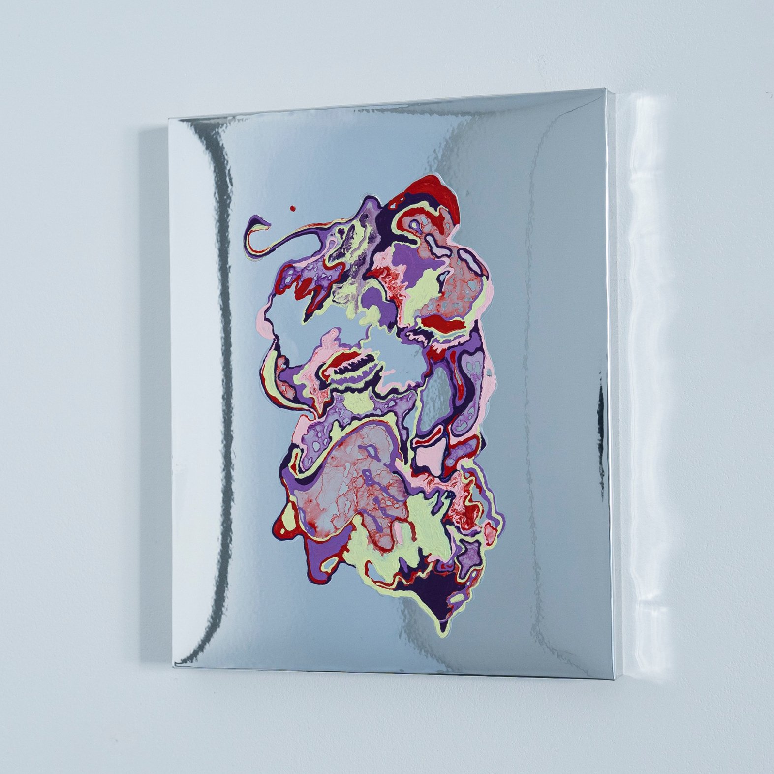   “Liquid 8” 2022, H27.2×W22 cm, acrylic on PVC film  