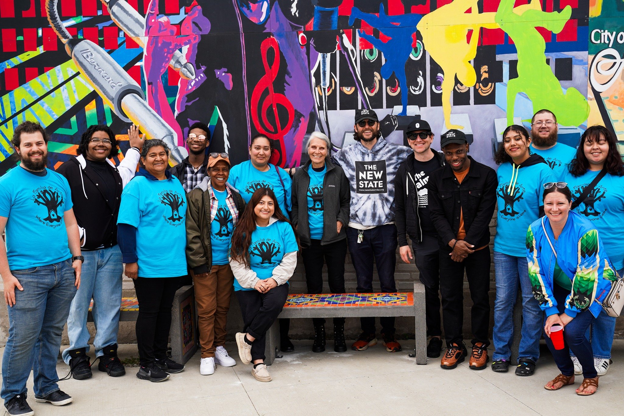 Our Mother's Day Sip &amp; Paint event was amazing. Thank you for coming out and supported us by cleaning up the community!
We also got to unveil our three new benches for the music park
Thank you @lafamiliadearte for your work on the benches, they a