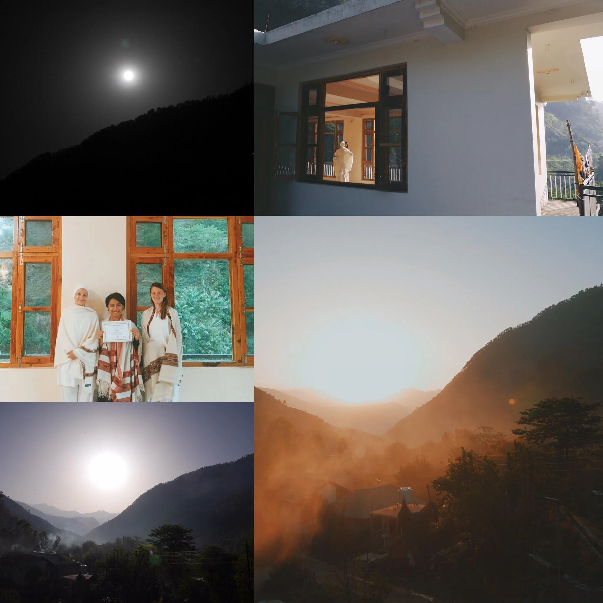 Yoga Alliance Certified 200 HR Teacher Training Course in India in front of the Himalaya Mountains Everyday we woke up with a cold shower, meditated, chanted mantras and practiced yoga