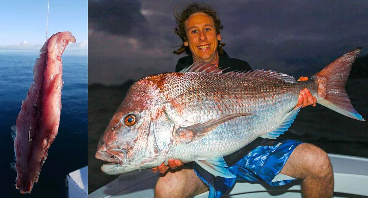 The author, Paul Lennon, with a 14.6kg NSW record red caught in less than 10m of water.