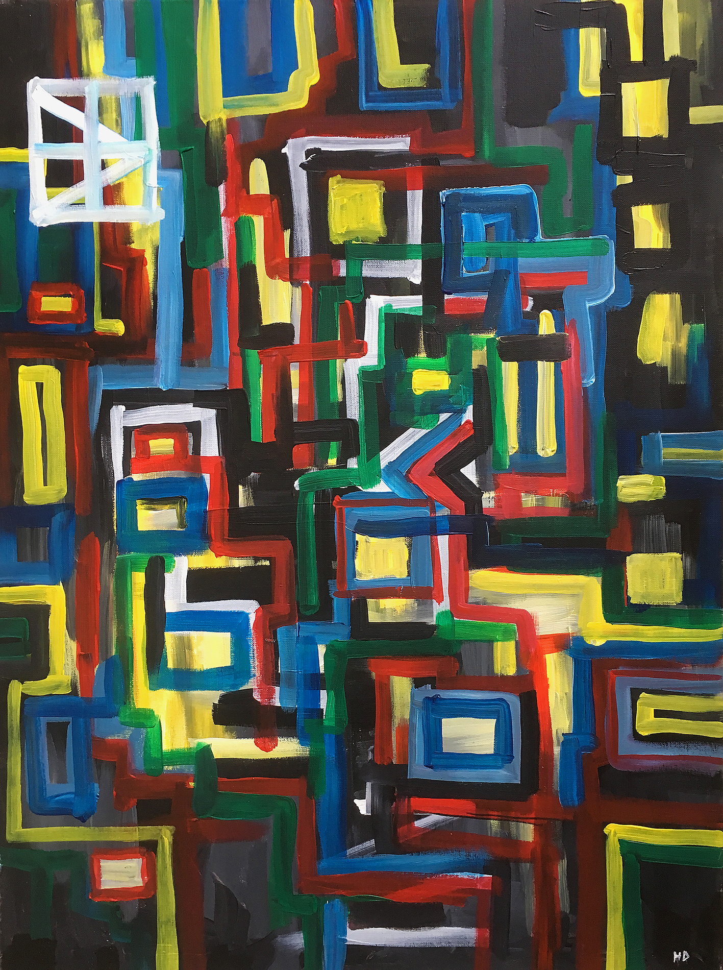 Arc of the Covenant acrylic on canvas 60 by 80 cm £750 unframed