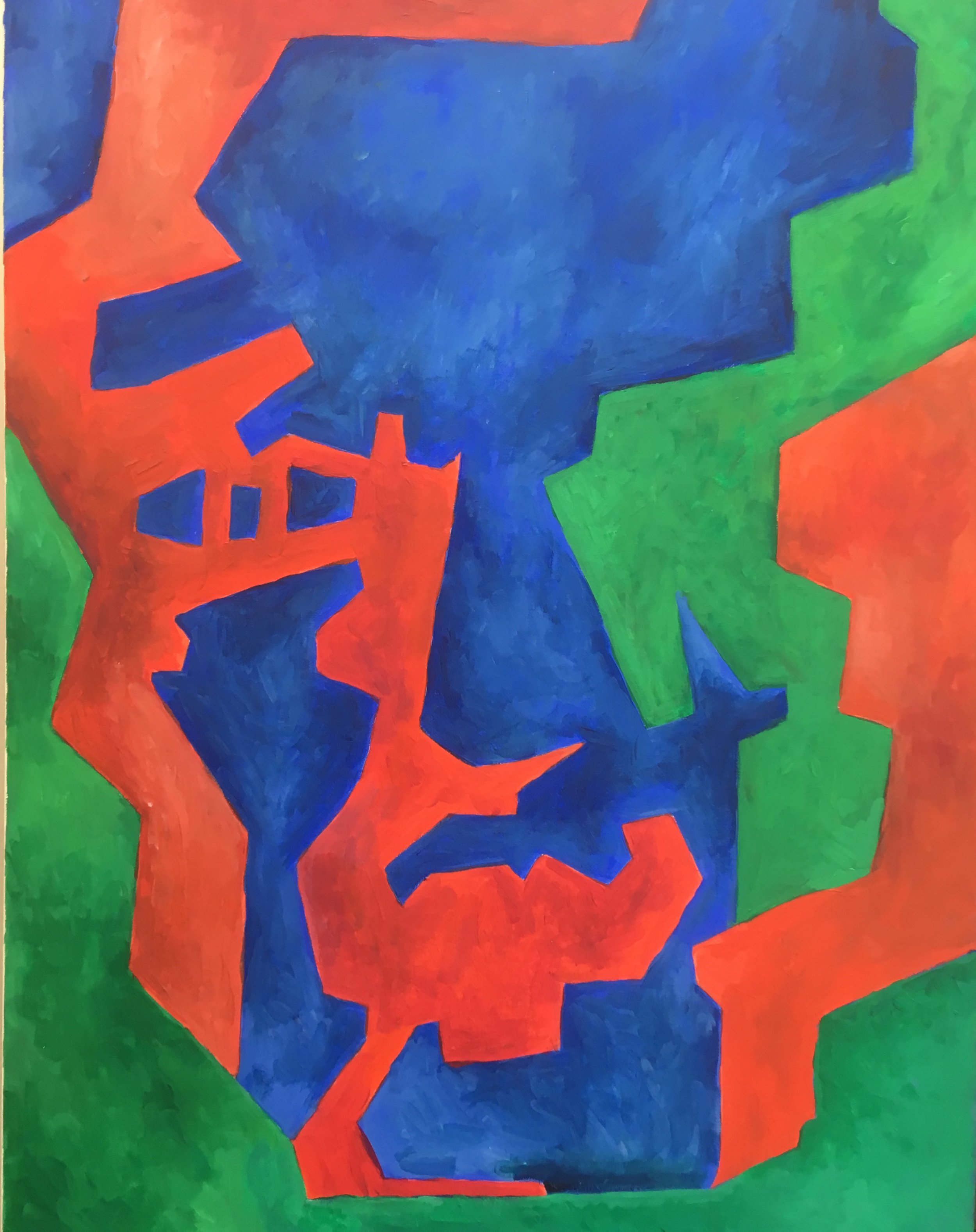 self portrait drift acrylic on canvas £950 60 by 80 by 1.5 cm unframed