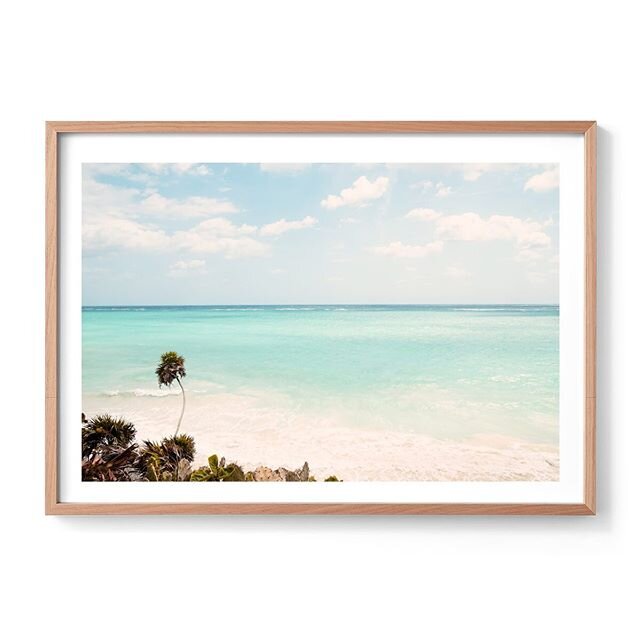 Tulum Shores... bring a little magic of the Caribbean to your special space 🤩
.
Limited edition framed prints available in a range of sizes and frame colours. Produced locally (using sustainably sourced timber!) to order (no waste!) and delivered to