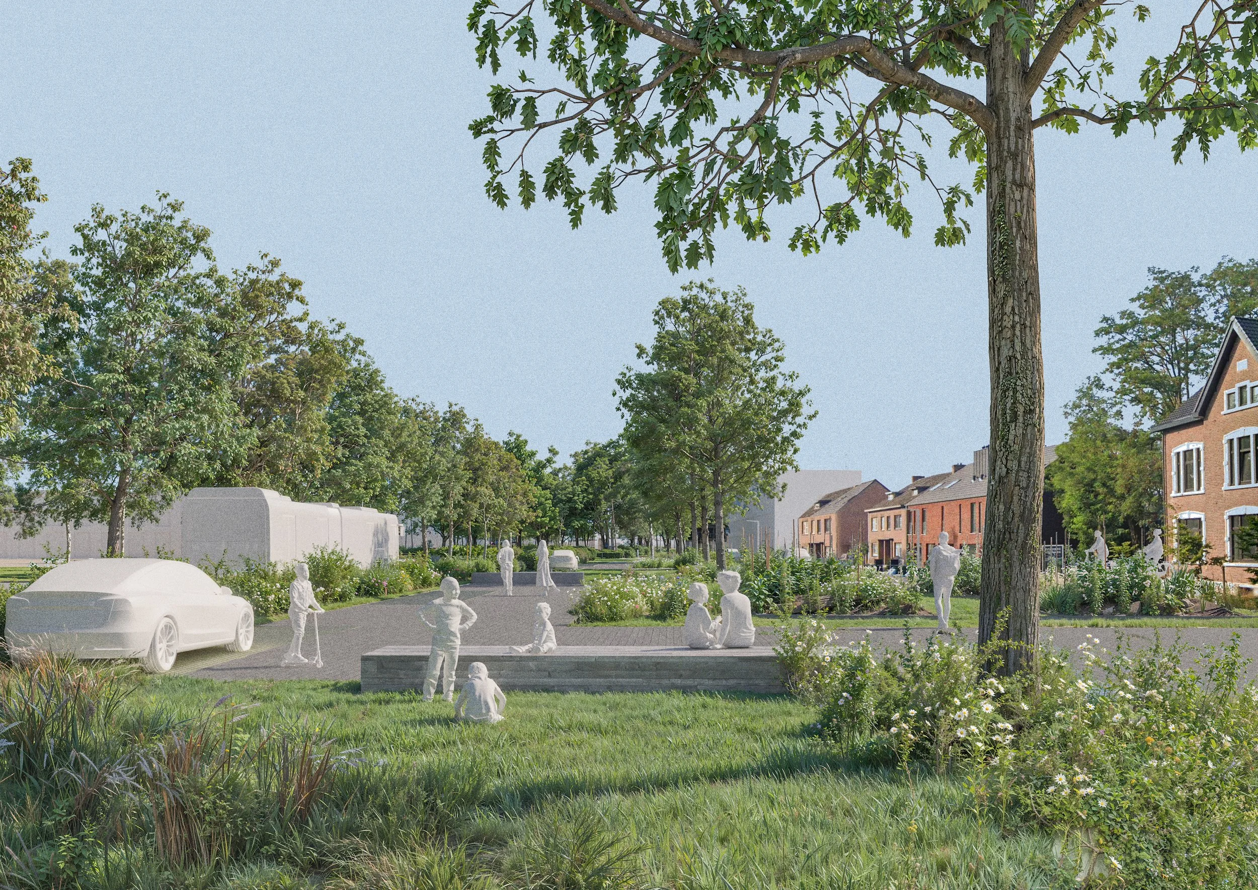 Het centrum van Houthalen wordt autoluw, met meer plaats voor horeca en handel.