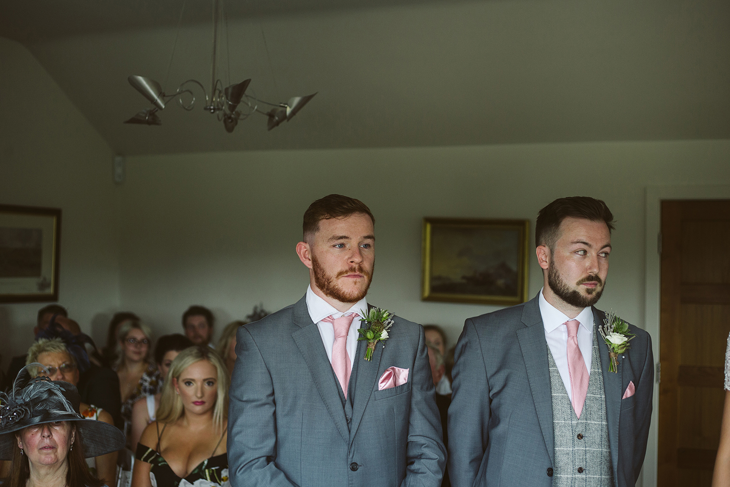 Best man and Groom at the alter