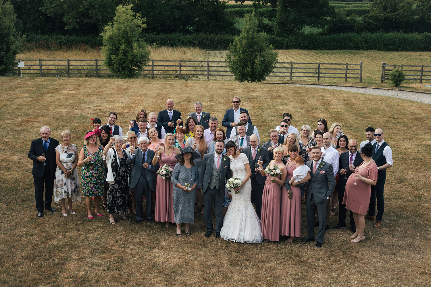 Wedding group shot