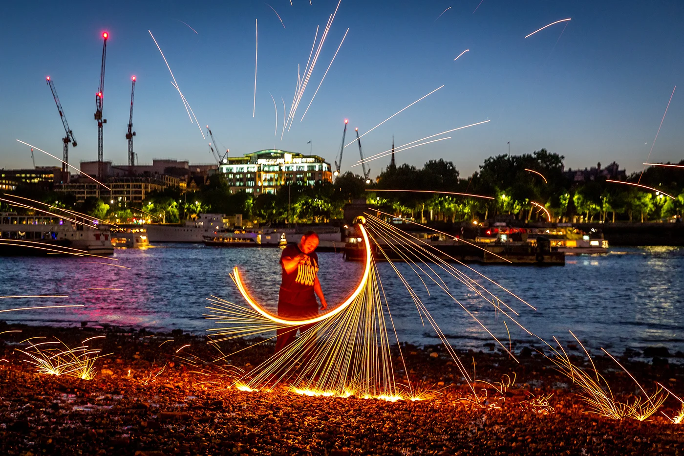 Wire Wool Spinning