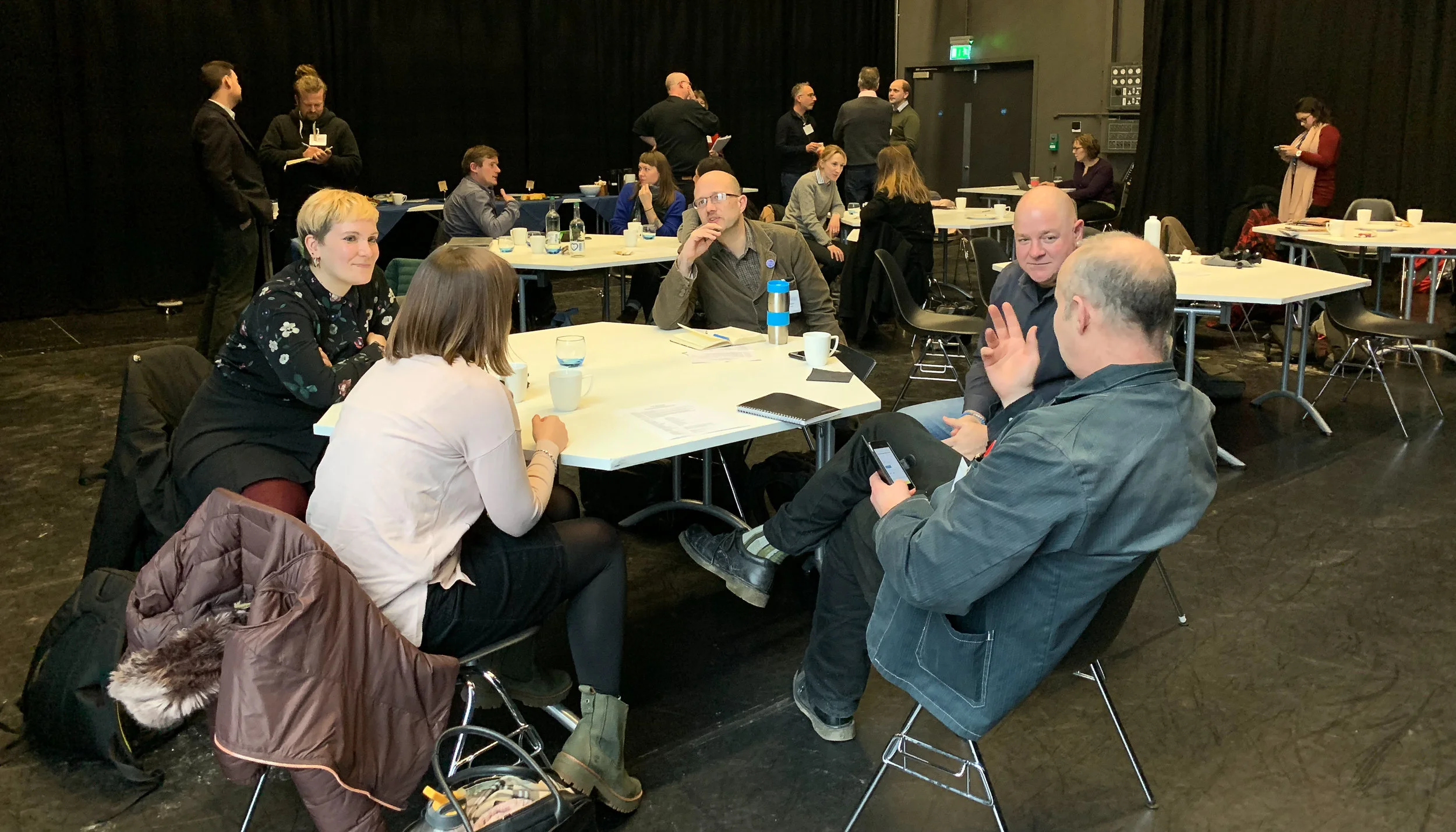 Delegates at the STBAH ACE event take the opportunity to network