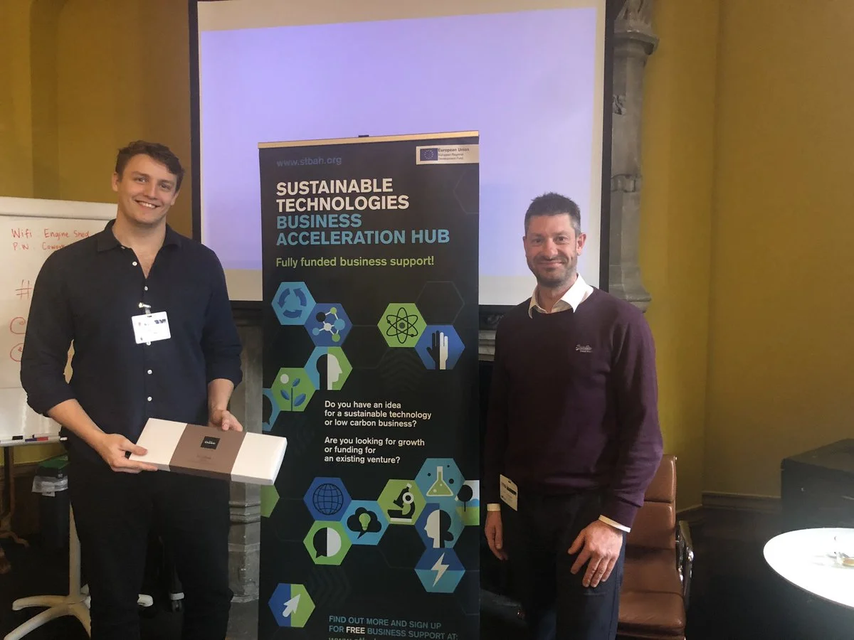 The winning pitch went to Jack Price from Omnio Energy Storage