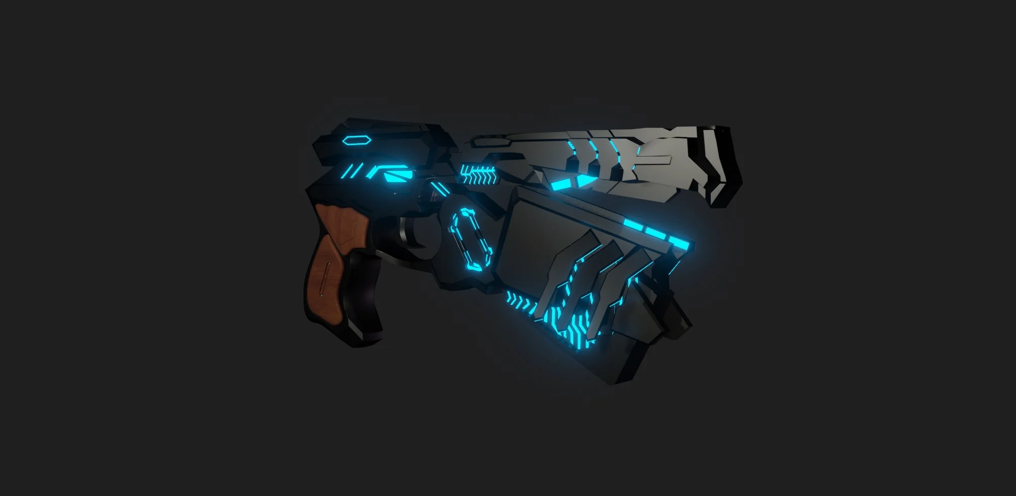  This is a project I made based off of a weapon from the Anime Psycho Pass to learn the basics of animation 