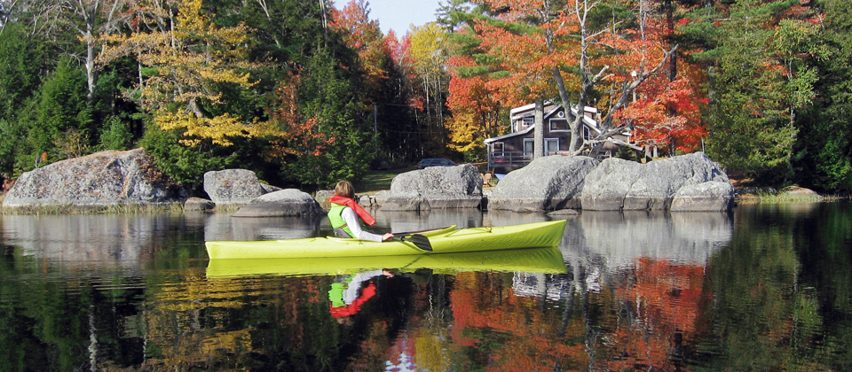 Kayaker on Lake