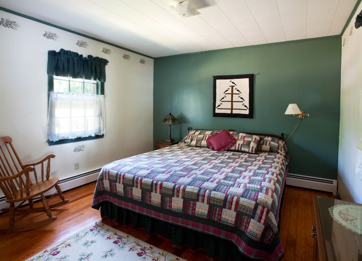 Bedroom at Alamoosook Lakeside Inn