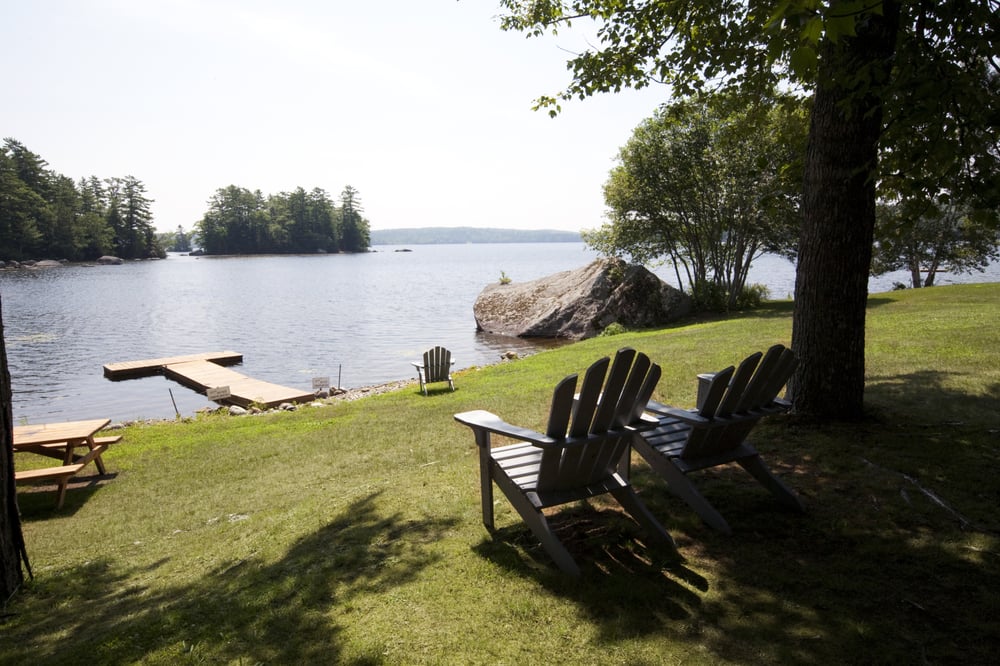 Alamoosook Lake with Dock