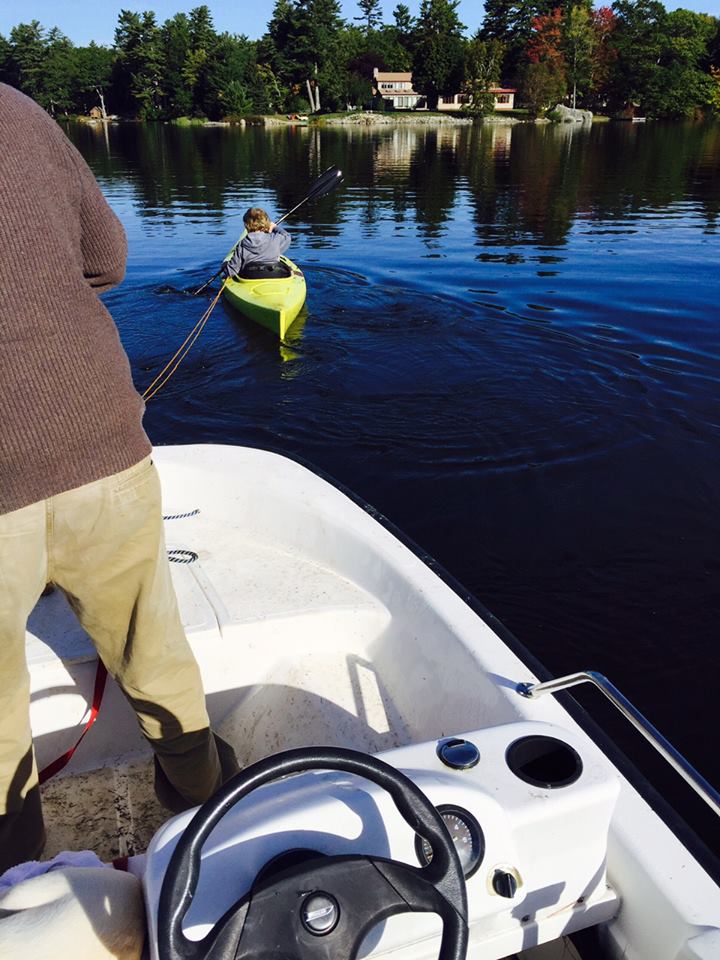 Boating Alamoosook Lake