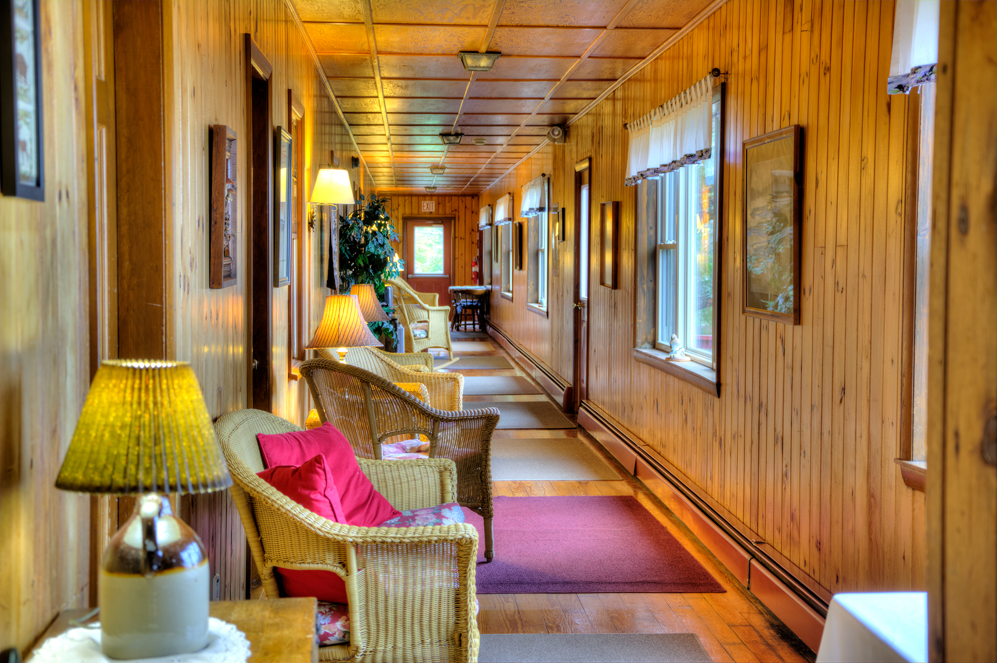 Hallway Alamoosook Lakeside Inn