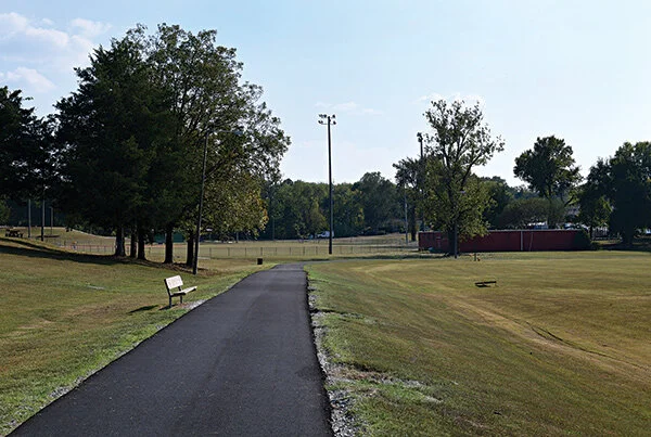 Walking track at J.L. King Park