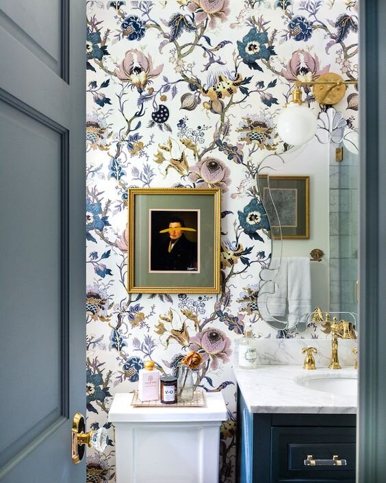 Bathroom Wallpaper Ideas — Candace Plotz Design - Interior Design and  Decorating Ottawa