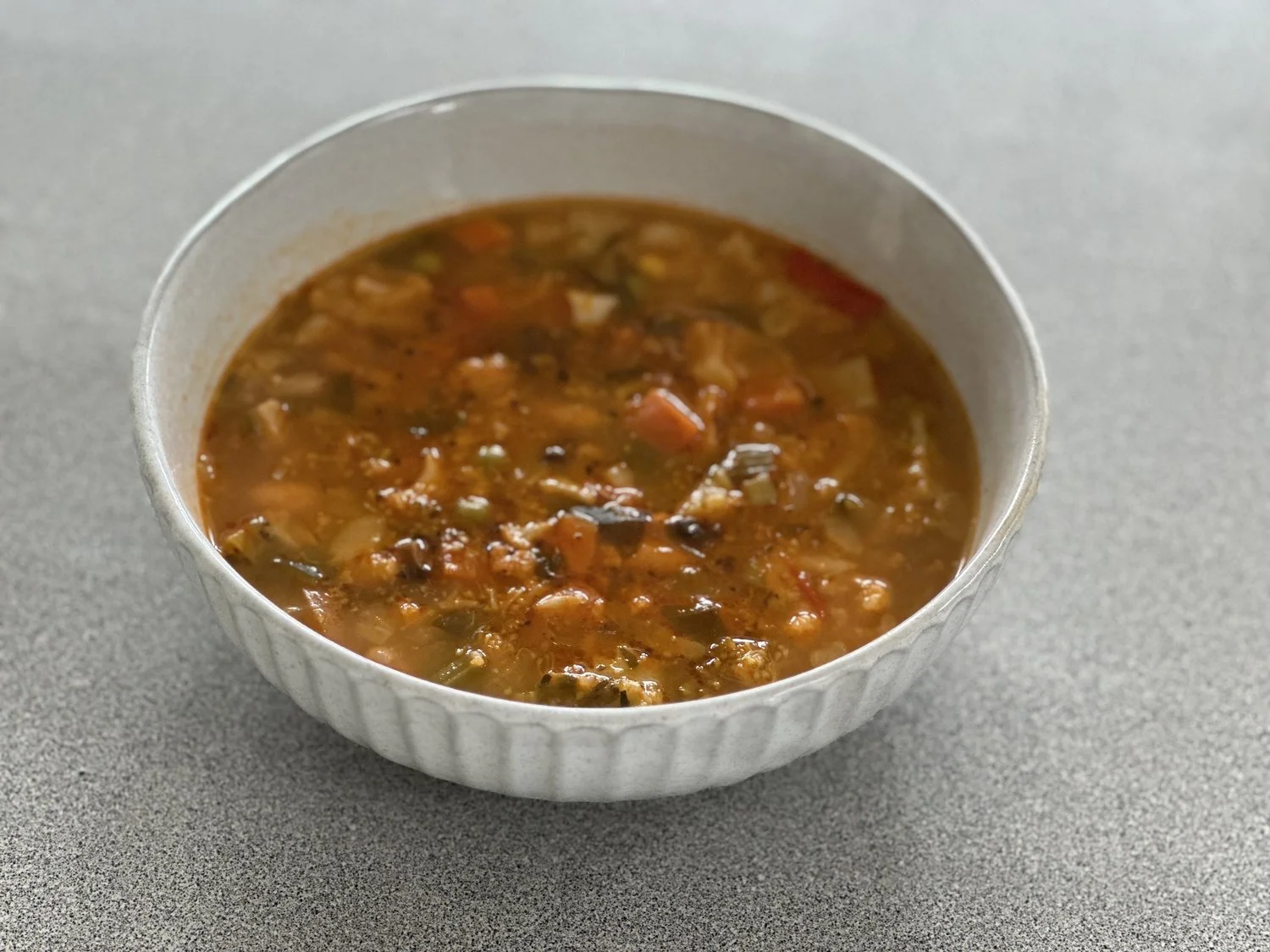 Soul warming veggie soup