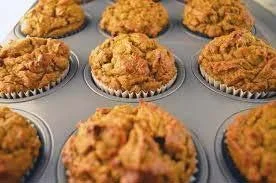 Carrot and walnut muffins