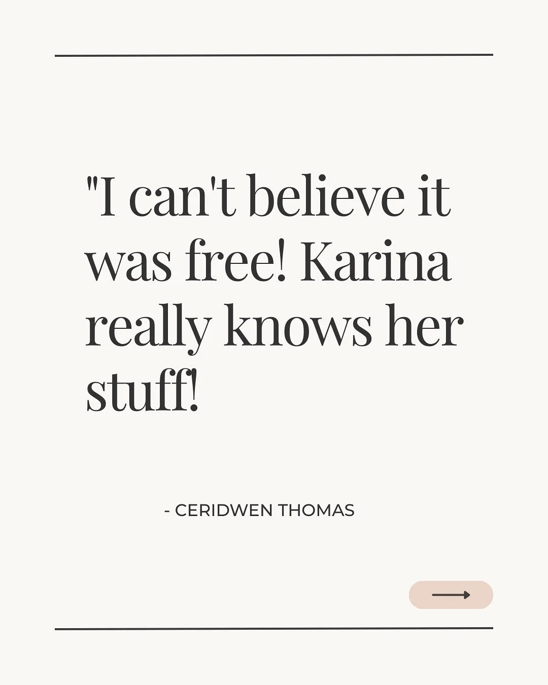 &ldquo;I can&rsquo;t believe it was free! Karina really knows her stuff! - Ceridwen Thomas

&ldquo;It was the best decision for my family - I learned so much in just 1 week&rdquo; Kaitlin Schwieger

&ldquo;I loved how it short and sharp with clear fo