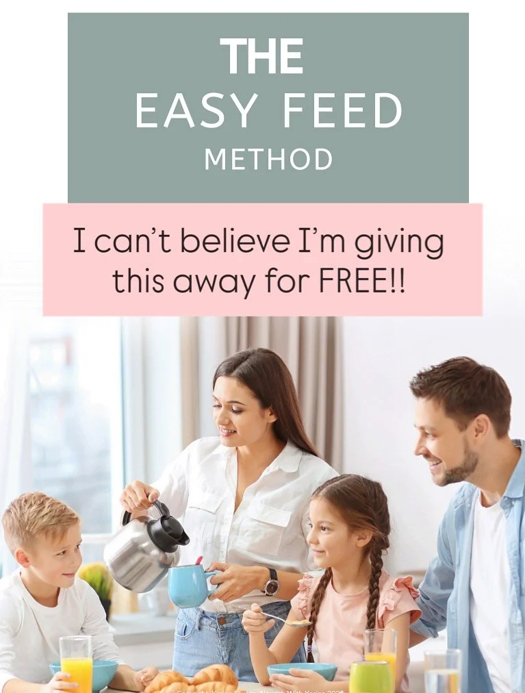🫶This is free.
🫶This is for you.
🫶And it&rsquo;s going to make feeding your kids so much easier.

👉 It&rsquo;s called the Easy Feed Method &mdash; the 10 simple steps that take you from stressed and second-guessing&hellip; to confident, calm, and