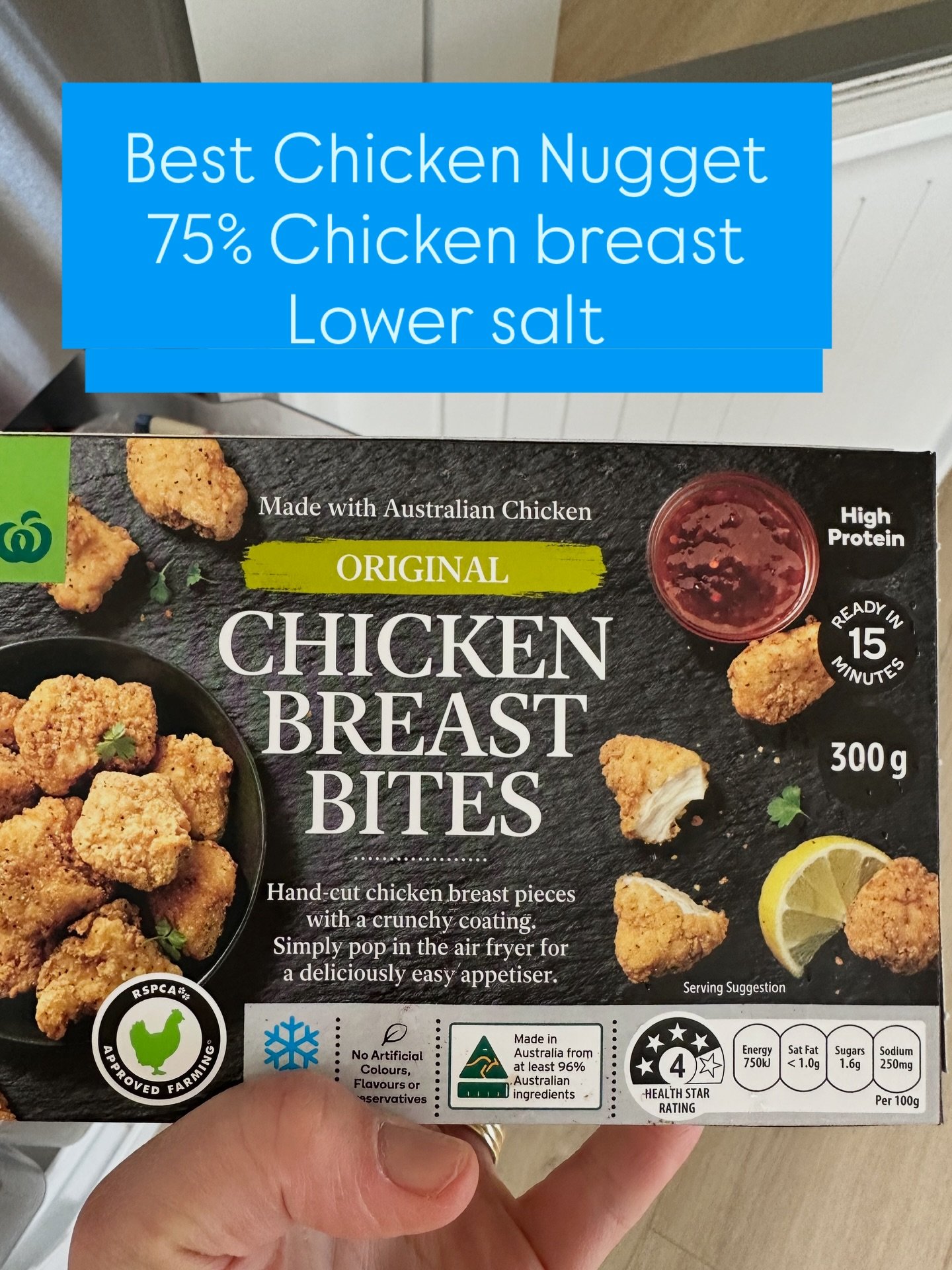 As a Paediatric Dietitian and mum- How do I choose a good chicken nugget?

Let&rsquo;s break it down simply &mdash; because nuggets can have a place in a kids diet (of course!)&hellip;.and I&rsquo;ll always keep it real with you.

1️⃣ Percentage chic