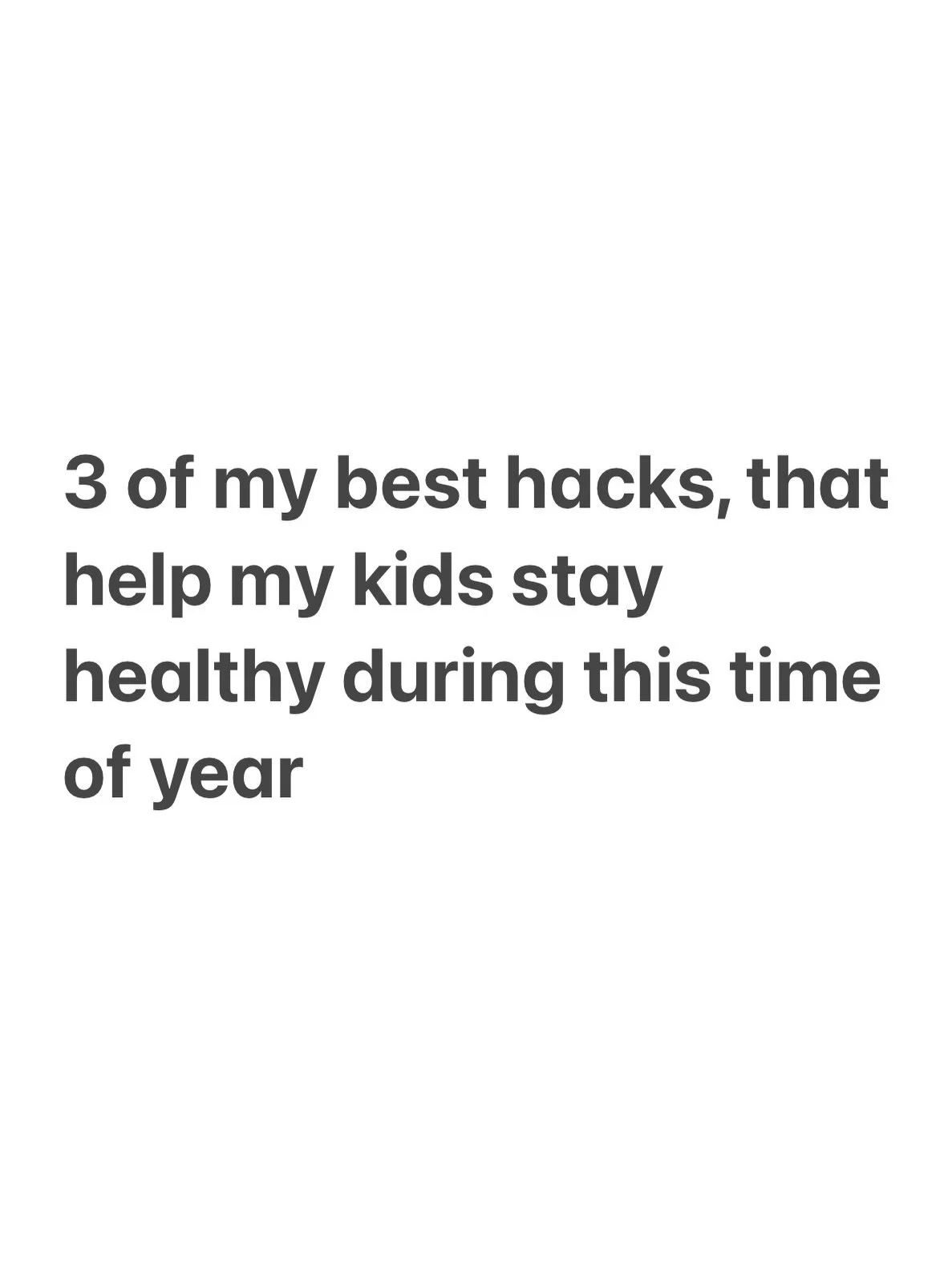 As a Paediatric Dietitian and mum, this is what I do: 

1️⃣ Start with a decent breakfast

I like to include fibre, protein and/or healthy fats.
This helps stabilise blood sugar &mdash; which means better mood, better focus, and far fewer meltdowns a