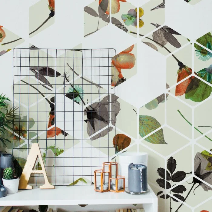 Newmor Mid-Century Modern Floral Geo