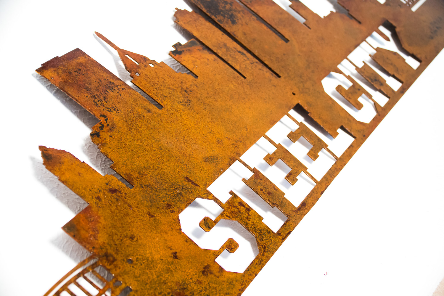 Rusted Pittsburgh Skyline Metal Wall Art - Steel City 1.jpg